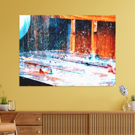 Herfst Percussie Canvas Afdruk (Insitu (Woonkamer))
