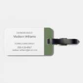 Herfst - Peregrine Falcon Bagagelabel (Achterkant horizontaal)