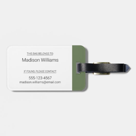 Herfst - Peregrine Falcon Bagagelabel (Achterkant horizontaal)