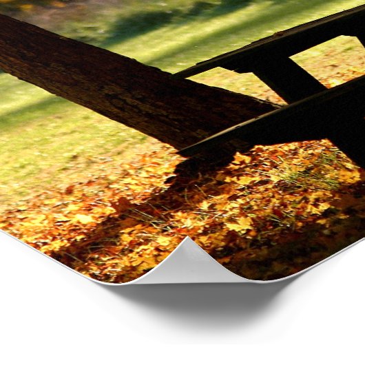 Herfst picknick poster (Hoek)