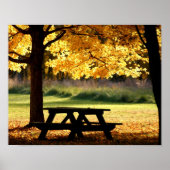 Herfst picknick poster (Voorkant)