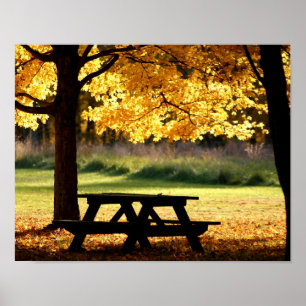 Herfst picknick poster