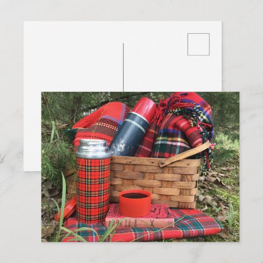 Herfst Picknicks Briefkaart (Voorkant / Achterkant)