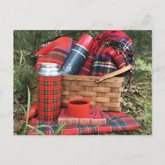 Herfst Picknicks Briefkaart (Voorkant)