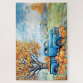 Herfst Pickup en Pompoenen 20x30 Legpuzzel (Verticaal)