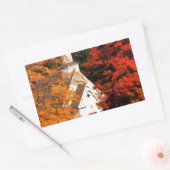 Herfst piek kleur Vermont Rechthoekige Sticker (Envelop)