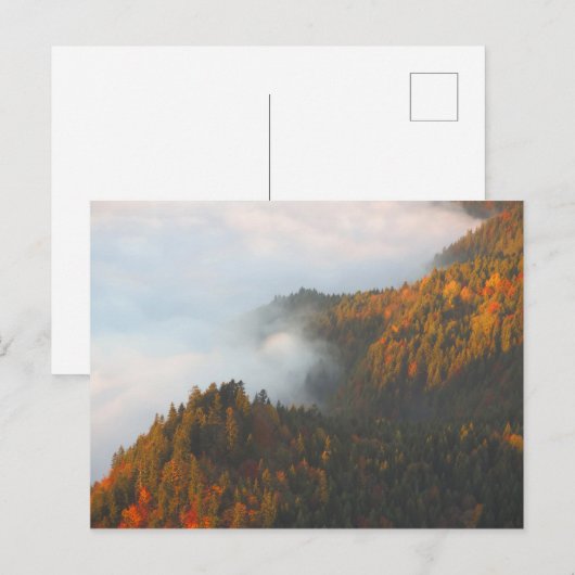 Herfst Pijnlijke wolken Briefkaart (Voorkant / Achterkant)