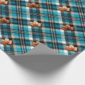 Herfst Plaid 03 Cadeaupapier (Hoek)