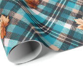 Herfst Plaid 03 Cadeaupapier (Rol Hoek)