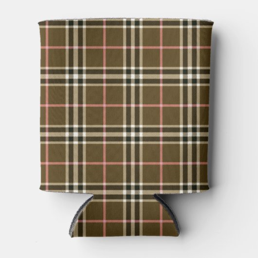 Herfst Plaid Blikjeskoeler (Voorkant)