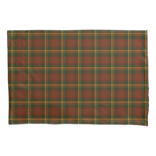 Herfst Plaid Canadees Nationaal Tartan Patroon Kussensloop (Voorkant)