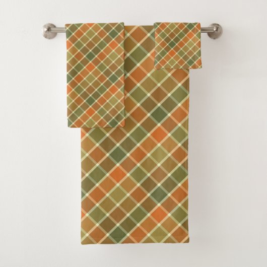 HERFST PLAID CHECK BAD HANDDOEK (Insitu)