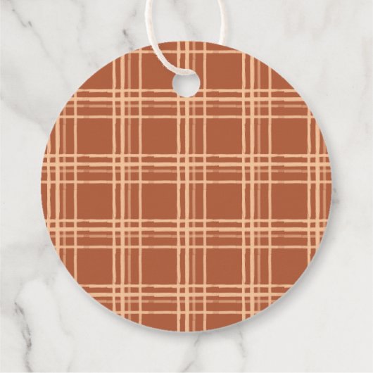 Herfst Plaid een beetje pompoen Baby shower Bedankjes Labels (Achterkant)