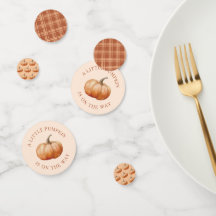 Herfst Plaid een beetje pompoen Baby shower