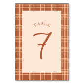 Herfst Plaid een beetje pompoen Baby shower Kaart (Voorkant)