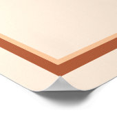 Herfst Plaid een beetje pompoen Baby shower welkom Poster (Hoek)