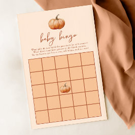 Herfst Plaid Een Kleine Pompoen Baby Bingo Douche