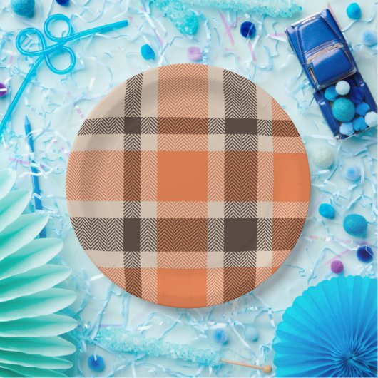 Herfst Plaid Flanel Papier Bord (Feest)