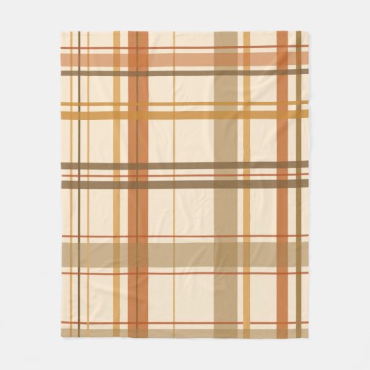 Herfst Plaid Fleece Deken  (Voorkant)