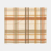 Herfst Plaid Fleece Deken  (Voorkant (Horizontaal))