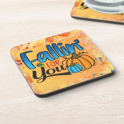 Herfst plaid geruite herfst Thanksgiving Bier Onderzetter (Linkerzijde)