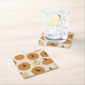 Herfst plaid geruite herfst Thanksgiving Kartonnen Onderzetters (Insitu)