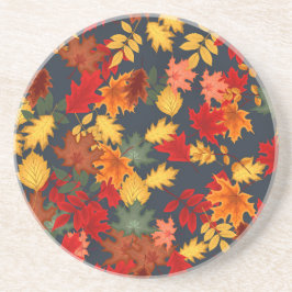 Herfst plaid geruite herfst Thanksgiving Zandsteen Onderzetter