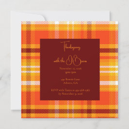 Herfst Plaid Home Decor Herfst Seizoen Thanksgivin Kaart