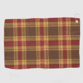 Herfst Plaid Nep Stof Golf Handdoek (Horizontaal)