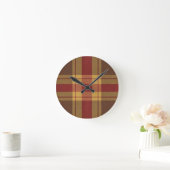 Herfst Plaid Nep Stof Klok (Huis)