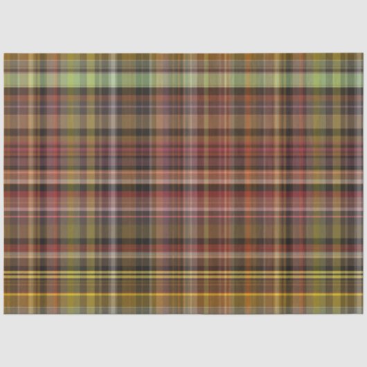 Herfst Plaid Serie Design 20 Tissuepapier (Voorkant)