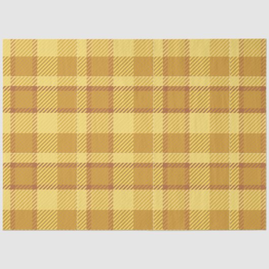 Herfst Plaid Serie Ontwerp 11 Tissuepapier (Voorkant)