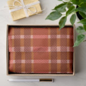 Herfst Plaid Serie Ontwerp 12 Tissuepapier (Geschenk)