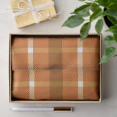 Herfst Plaid Serie Ontwerp 14 Tissuepapier (Geschenk)