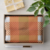 Herfst Plaid Serie Ontwerp 15 Tissuepapier (Geschenk)