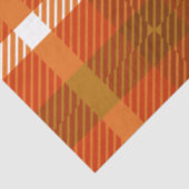 Herfst Plaid Serie Ontwerp 15 Tissuepapier (Detail)