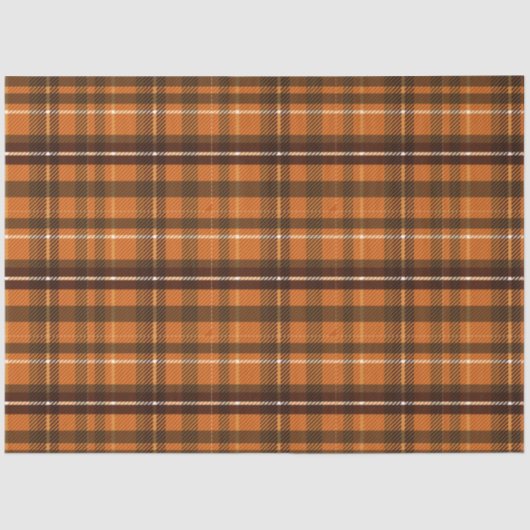 Herfst Plaid Serie Ontwerp 16 Tissuepapier (Voorkant)