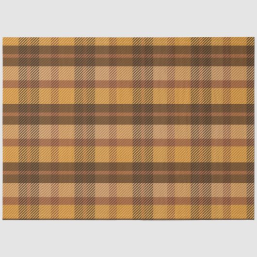 Herfst Plaid Serie Ontwerp 17 Tissuepapier (Voorkant)