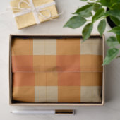 Herfst Plaid Serie Ontwerp 1 Tissuepapier (Geschenk)