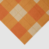 Herfst Plaid Serie Ontwerp 1 Tissuepapier (Detail)