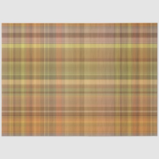 Herfst Plaid Serie Ontwerp 21 Tissuepapier (Voorkant)