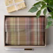 Herfst Plaid Serie Ontwerp 24 Tissuepapier (Geschenk)