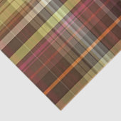 Herfst Plaid Serie Ontwerp 24 Tissuepapier (Detail)