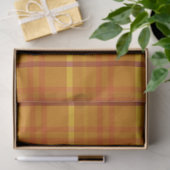 Herfst Plaid Serie Ontwerp 6 Tissuepapier (Geschenk)