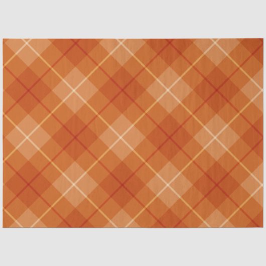 Herfst Plaid Serie Ontwerp 7 Tissuepapier (Voorkant)