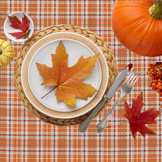 Herfst plaid tafelkleed