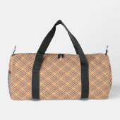Herfst Plaid Tan Duffel Bag Plunjezak (Achterkant)