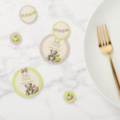 Herfst Plaid Teddy Bear Pompoenbladeren Confetti (Groep)