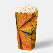 Herfst Plant, modern Abstract fractal kunstblad Bedankdoosjes (Popped)