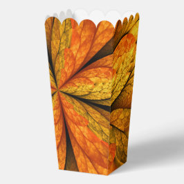 Herfst Plant, modern Abstract fractal kunstblad Bedankdoosjes